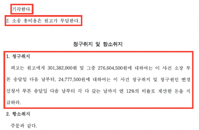 조합 용역비 사건 항소심에서 청구기각으로 뒤집은 전부 승소 판결
